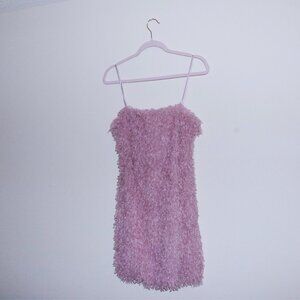 Pink Feather dress HONEY